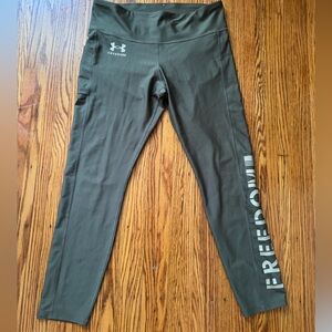 Under Armour Dark Green Freedom Leggings